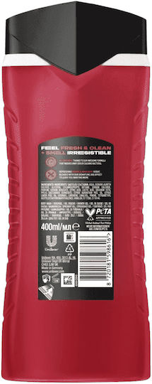Axe Axe Schaumbad in Gel für Herren & Duft Tropische Früchte 400ml