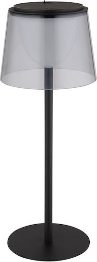 Globo Lighting Metal Table Lamp with Black Shade and Base