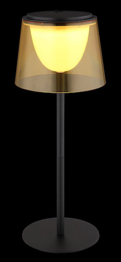 Globo Lighting Metal Table Lamp with Black Shade and Base