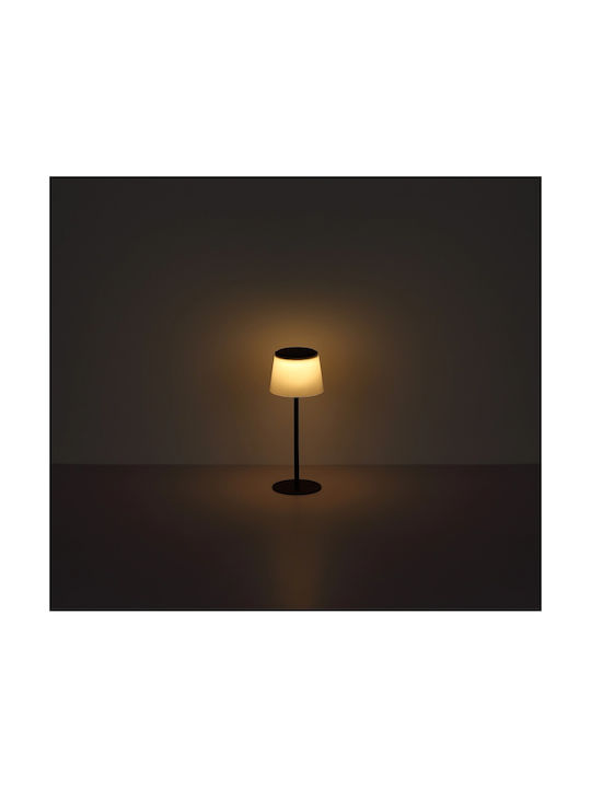 Globo Lighting Πορτατίφ LED με Μαύρο Καπέλο και Βάση