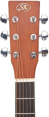 SX Guitars Acoustic Guitar Brown