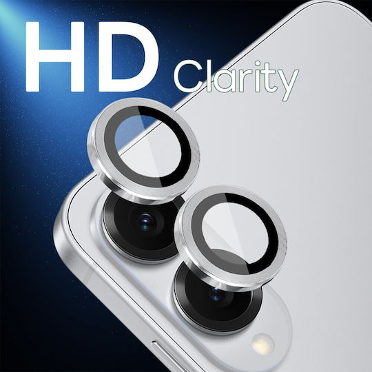 Samsung Galaxy S25 Edge 5g Northjo Κρίκοι Προστασίας Κάμερα Silver
