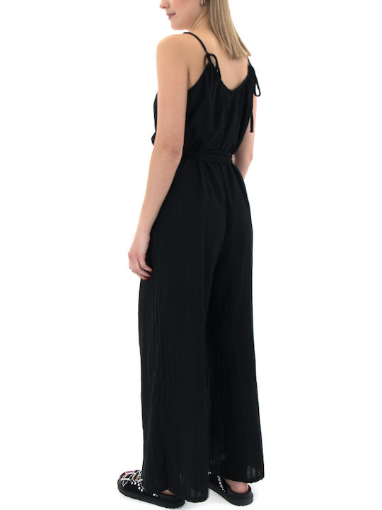 August Black One-Piece Jumpsuit
