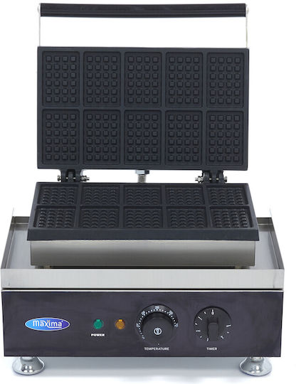 Maxima Gewerbliches Waffeleisen Einzeln für Waffeln in Form von Stick 09374203