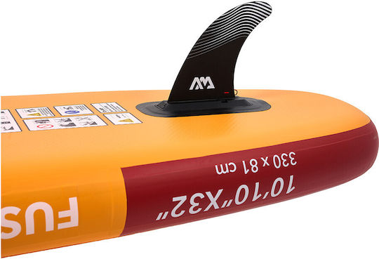 Aqua Marina Fusion 10’10” Φουσκωτή Σανίδα SUP με Μήκος 3.3m Πορτοκαλί