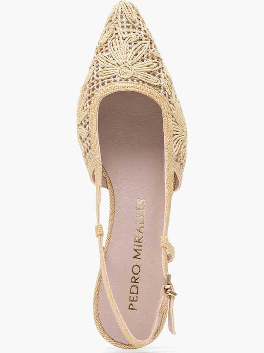 Leder Pumps Beige