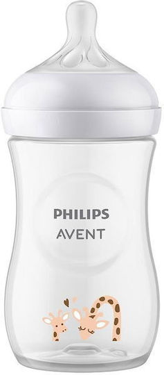 Philips Σετ Πλαστικά Μπιμπερό Κατά των Κολικών με Θηλή Σιλικόνης για 1+ μηνών Λευκό 260ml