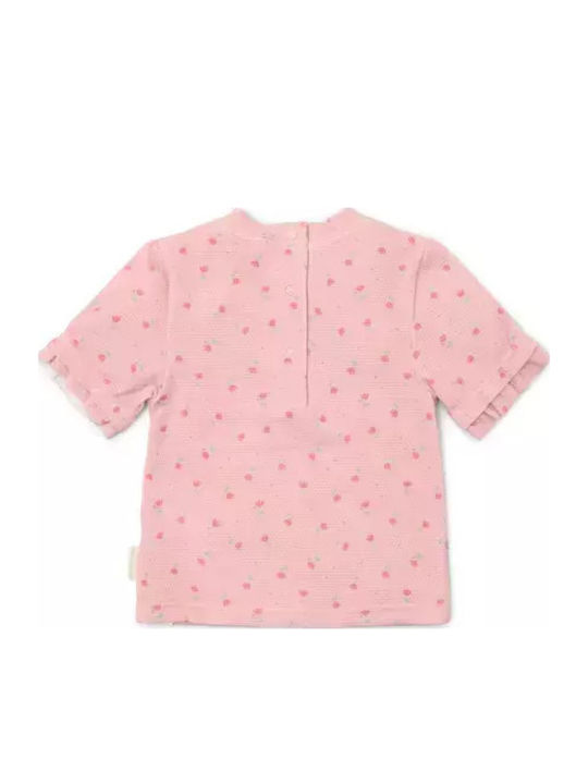 Kids' Shirt Short Sleeve Blush Sunny Flowers