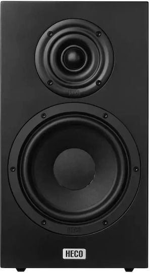 Heco Aurora XT 300 Pair of Hi-Fi Speakers Bookself 150W 2 No of Drivers W19.5xD33.3xH35.7cm. Black/Walnut