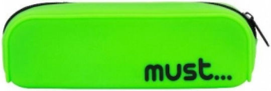 Must Team Silicone Pencil Case Cylinder Yellow