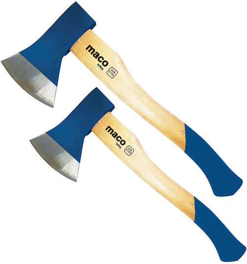 Maco 0132320 Axe Shredding Length 36cm and Weight 500gr with Wooden Handle