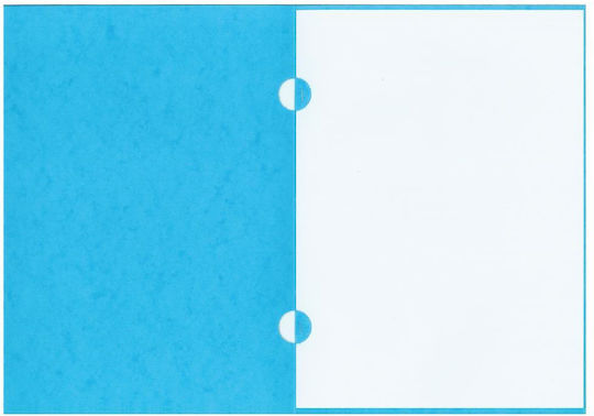 Next Clipboard Bifold for Paper A4 Light Blue 1pcs