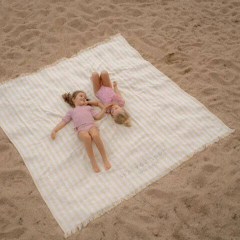 Little Dutch Strandtuch Sonnengelb