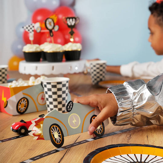 PartyDeco Invitații Disney Cars 6buc ZPP3