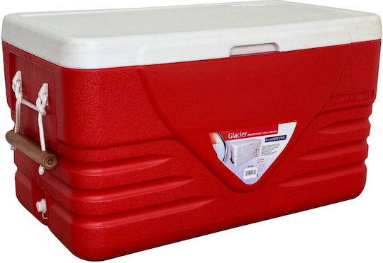 Campcool Cooler Box Φορητό Ψυγείο 100lt Κόκκινο
