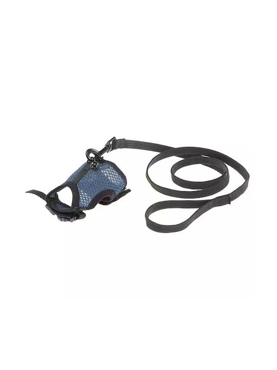 Ferplast Jogging Small Σαμαράκι Γάτας με Οδηγό Μπλε Φάρδους 10mm Ferplast Jogging Small Σαμαράκι Γάτας με Οδηγό Μπλε Φάρδους 10mm