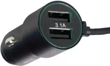 Φορτιστής Αυτοκινήτου 33W με Θύρες: 2xUSB-A μαζί με Καλώδιο Lightning / Micro-USB / Type-C Μαύρο Χρώμα