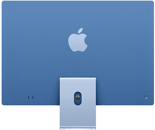 Apple IMac 24" 2024 (M4-8-ядрен/16GB/256GB SSD/8-ядрен графичен процесор/macOS) Blue Международен английски