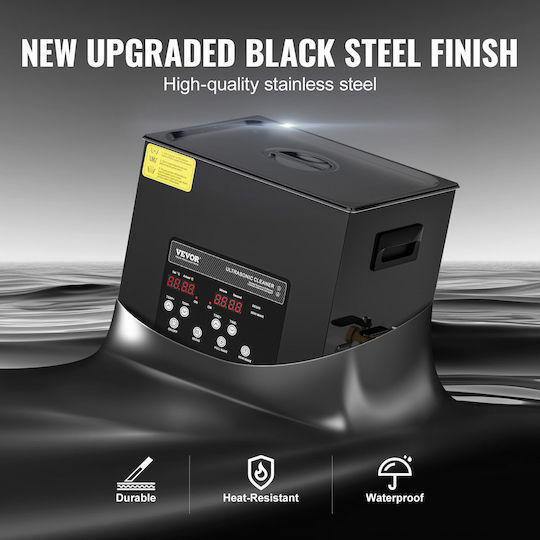 Ultrasonic Cleaning Machine 10 Liter Heater Basket Timer 240 W