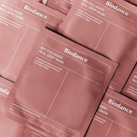 Biodance Bio Collagen Real Deep Sheet Μάσκα Προσώπου για Αναζωογόνηση / Ενυδάτωση / Σύσφιξη Με Νιασιναμίδη