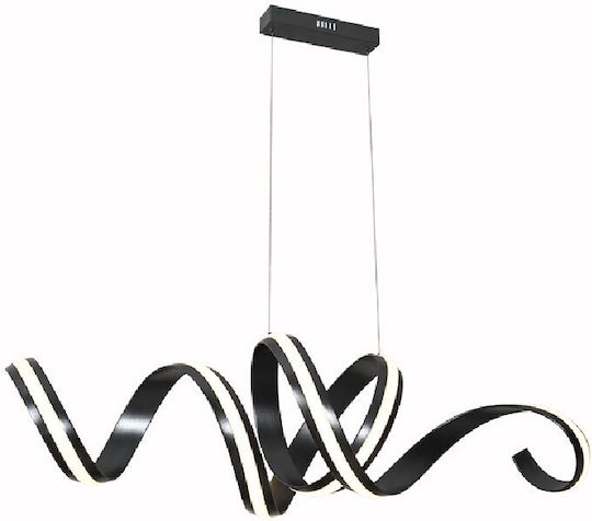 Sun Light Pendant Light Black 125x40x150cm