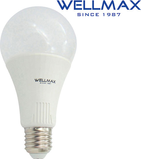 Wellmax LED Bulb 23W for Socket E27 and Shape A80 Cool White 2000lm
