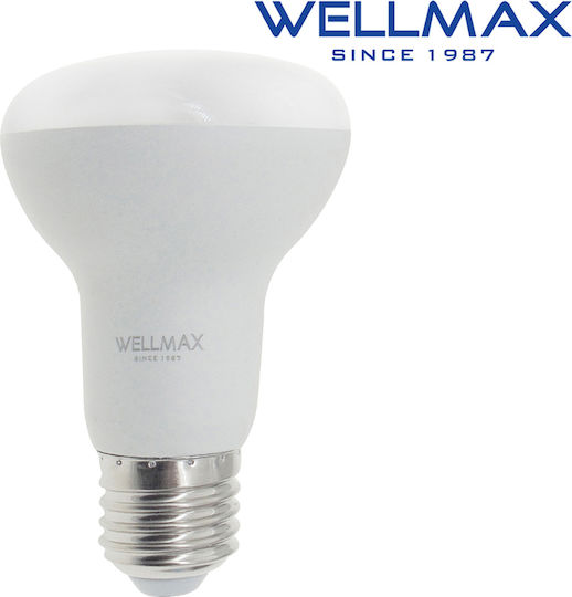Wellmax LED Bulb 8W for Socket E27 and Shape R63 Natural White 720lm