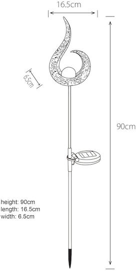Globo Lighting Καρφωτό Ηλιακό Φωτιστικό IP44