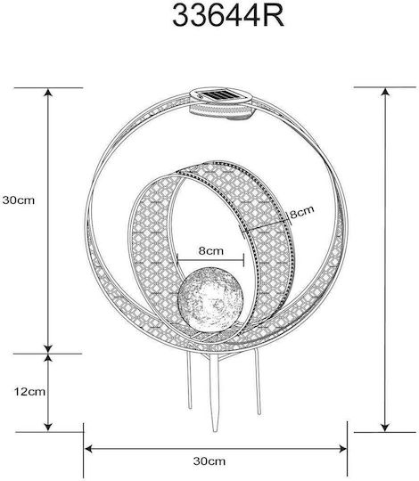 Globo Lighting Aufgespießt Solarleuchte IP44
