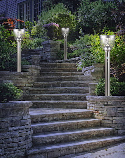Globo Lighting Καρφωτό Ηλιακό Φωτιστικό 6W με Αισθητήρα Κίνησης IP44