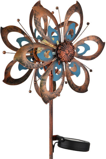 Globo Lighting Spiked Solar Light Flower with Warm White Light 3000K IP44 22.5cmx12cmx92cmcm