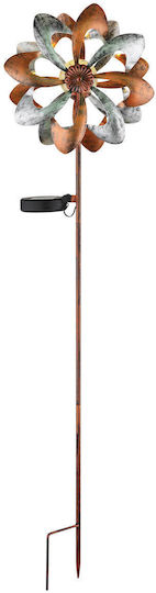 Globo Lighting Spiked Solar Light Flower with Warm White Light 3000K IP44 22cmx12cmx92cmcm