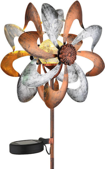 Globo Lighting Spiked Solar Light Flower with Warm White Light 3000K IP44 22cmx12cmx92cmcm