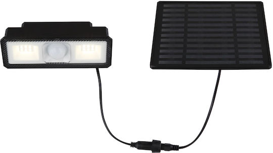 Globo Lighting Wall Mounted Solar Light 5W 500lm Natural White 4000K with Motion Sensor IP65 14.2cmx9cmcm