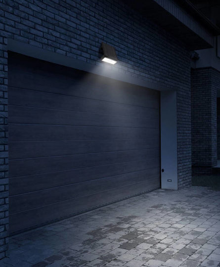 Globo Lighting Wall Mounted Solar Light 5W 500lm Natural White 4000K with Motion Sensor IP65 14.2cmx9cmcm
