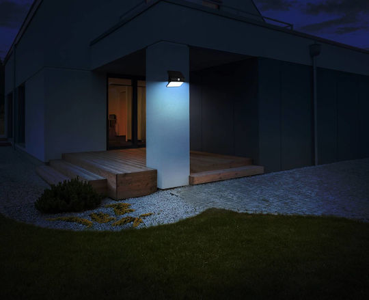 Globo Lighting Επιτοίχιο Ηλιακό Φωτιστικό 2.5W 300lm Φυσικό Λευκό 4000K με Αισθητήρα Κίνησης IP54 12x11.8εκ.