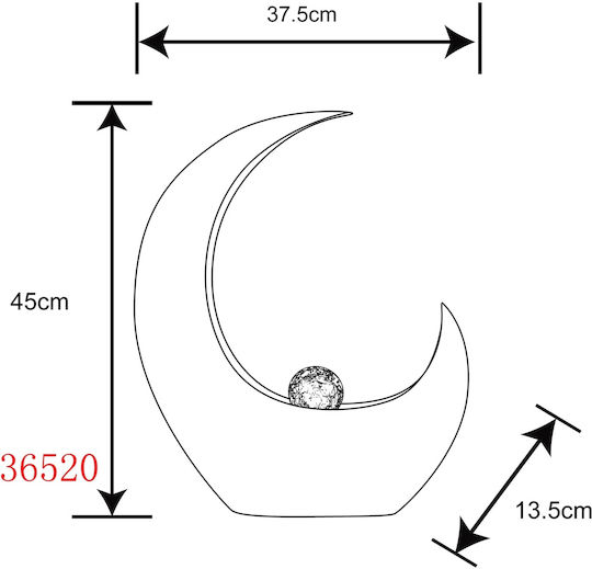 Globo Lighting Соларна Светлина Топло бяло 3000К с Фотоклетка IP44 37.5смx13.5смx45смсм.