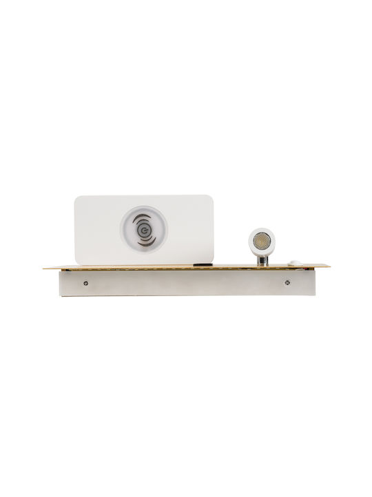 GloboStar Paladin Modern Leuchte Wand mit Integrierter LED und Neutralweißes Licht 30x11x12cm