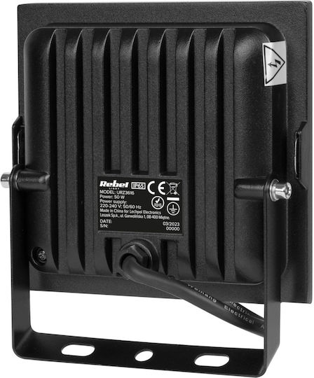 Wasserdicht LED Flutlicht 50W Natürliches Weiß 4000K IP65
