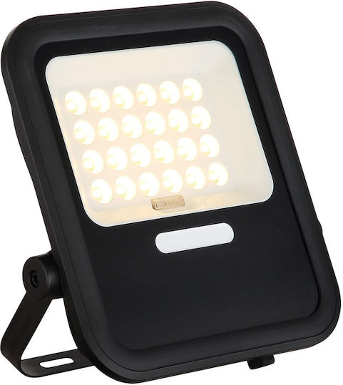 Globo Lighting Στεγανός Ηλιακός Προβολέας LED 6.5W Θερμό Λευκό 3000K με Τηλεχειριστήριο IP65