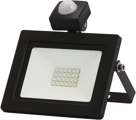 Bormann BLF1600 LED Flood Light 20W Natural White 4000K With Motion Sensor