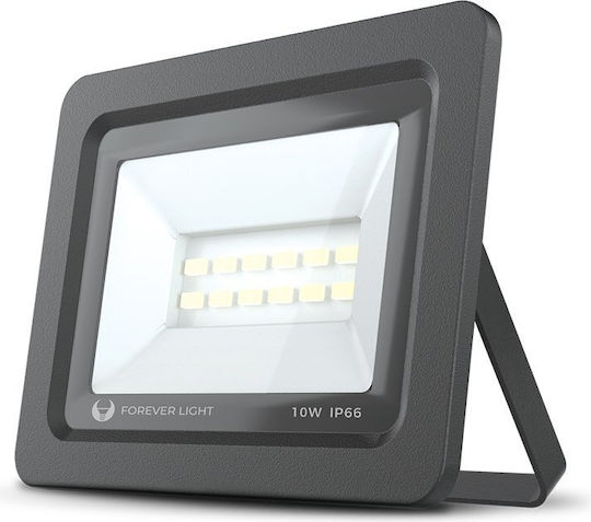 Forever Light Proxim II Στεγανός Προβολέας LED 10W Φυσικό Λευκό 4500K IP66