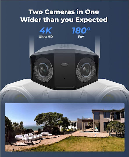Reolink Floodlight Series F750P IP Surveillance Camera Wi-Fi 4K Waterproof with Two-Way Communication