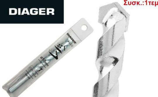 Diager Diamond Drill Carbide with Cylindrical Shank for Masonry, Glass and Tiles 20x300mm