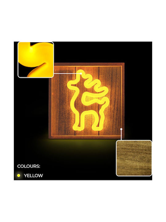 Neon Kactus Decorative Lamp White