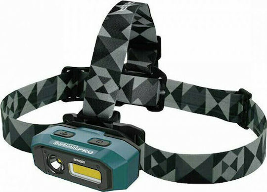 Bormann Rechargeable Headlamp LED IP54 Dual Function with Maximum Brightness 480lm BPR6030