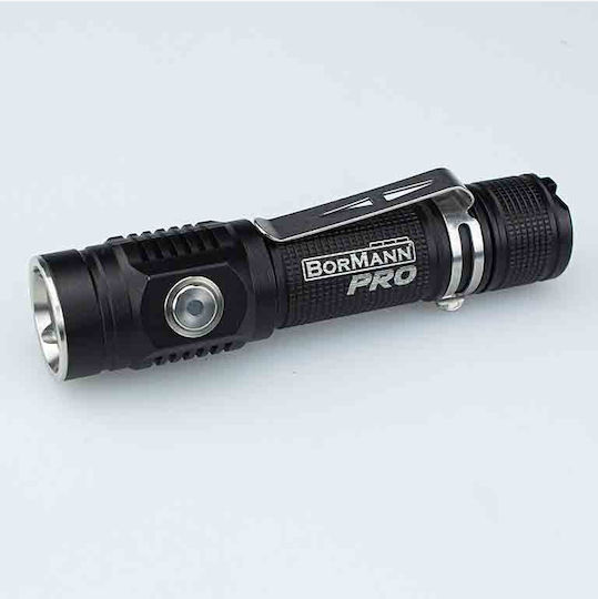 Bormann Pro Rechargeable Flashlight LED IP54 with Maximum Brightness 1500lm BPR6035