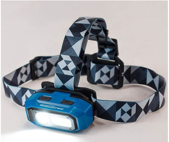 Bormann Pro Rechargeable Headlamp LED IP54 Dual Function with Maximum Brightness 800lm BPR6065