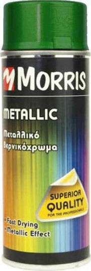 Benman Spray Paint Metallic Effect with Metallic Effect Green 400ml