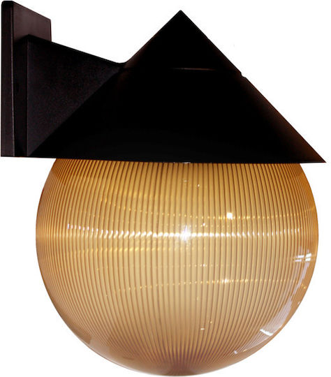 Aca Fume Wall-Mounted Outdoor Hat Light E27 IP45